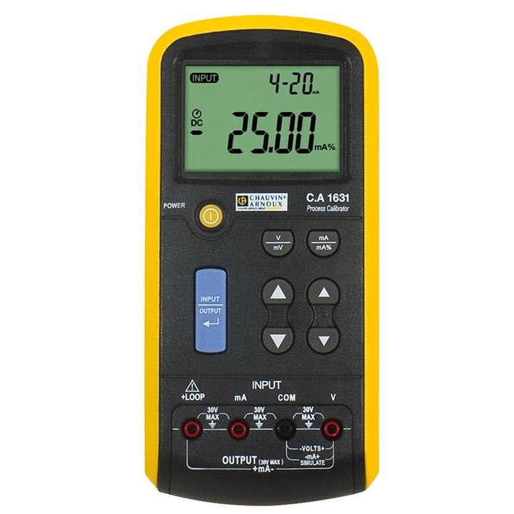 کالیبراتور جریان و ولتاژ کاوین آرنوکس مدل CA1631 Chauvin Arnoux CA1631 Voltage Current Process Signal Calibrator